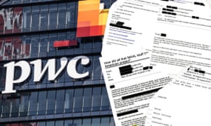 Composite of PwC and revealed internal emails. 2023